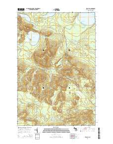 Ives Hill Michigan Historical topographic map, 1:24000 scale, 7.5 X 7.5 Minute, Year 2014