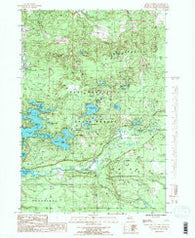 Jacks Landing Michigan Historical topographic map, 1:24000 scale, 7.5 X 7.5 Minute, Year 1985