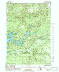 Jacks Landing Michigan Historical topographic map, 1:24000 scale, 7.5 X 7.5 Minute, Year 1985