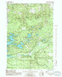 Jacks Landing Michigan Historical topographic map, 1:24000 scale, 7.5 X 7.5 Minute, Year 1985