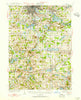 Jackson Michigan Historical topographic map, 1:62500 scale, 15 X 15 Minute, Year 1935