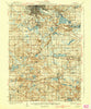Jackson Michigan Historical topographic map, 1:62500 scale, 15 X 15 Minute, Year 1939