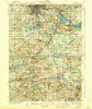 Jackson Michigan Historical topographic map, 1:62500 scale, 15 X 15 Minute, Year 1939