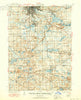 Jackson Michigan Historical topographic map, 1:62500 scale, 15 X 15 Minute, Year 1939