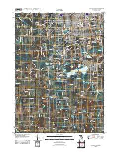 Jackson South Michigan Historical topographic map, 1:24000 scale, 7.5 X 7.5 Minute, Year 2011
