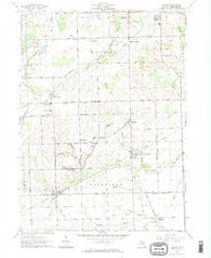 Jasper Michigan Historical topographic map, 1:24000 scale, 7.5 X 7.5 Minute, Year 1962
