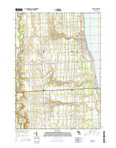 Jeddo Michigan Historical topographic map, 1:24000 scale, 7.5 X 7.5 Minute, Year 2014