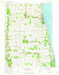 Jeddo Michigan Historical topographic map, 1:24000 scale, 7.5 X 7.5 Minute, Year 1961