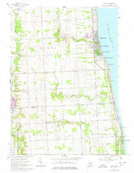 Jeddo Michigan Historical topographic map, 1:24000 scale, 7.5 X 7.5 Minute, Year 1961