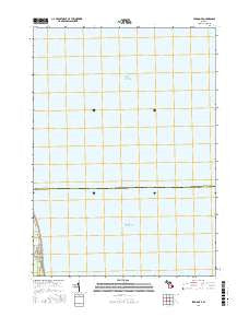 Jeddo OE E Michigan Current topographic map, 1:24000 scale, 7.5 X 7.5 Minute, Year 2016