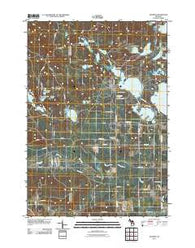 Jennings Michigan Historical topographic map, 1:24000 scale, 7.5 X 7.5 Minute, Year 2011