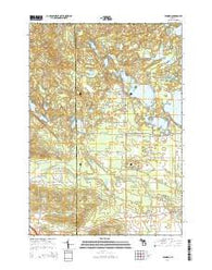 Jennings Michigan Historical topographic map, 1:24000 scale, 7.5 X 7.5 Minute, Year 2014