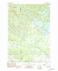 Jennings Michigan Historical topographic map, 1:25000 scale, 7.5 X 7.5 Minute, Year 1983