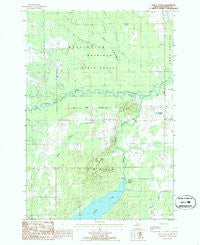 Jewett Creek Michigan Historical topographic map, 1:24000 scale, 7.5 X 7.5 Minute, Year 1986