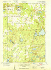 Johannesburg Michigan Historical topographic map, 1:24000 scale, 7.5 X 7.5 Minute, Year 1951