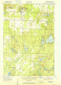 Johannesburg Michigan Historical topographic map, 1:24000 scale, 7.5 X 7.5 Minute, Year 1951
