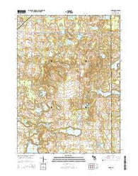 Jones Michigan Historical topographic map, 1:24000 scale, 7.5 X 7.5 Minute, Year 2014