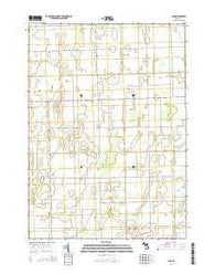 Juhl Michigan Historical topographic map, 1:24000 scale, 7.5 X 7.5 Minute, Year 2014