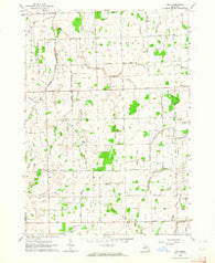 Juhl Michigan Historical topographic map, 1:24000 scale, 7.5 X 7.5 Minute, Year 1963