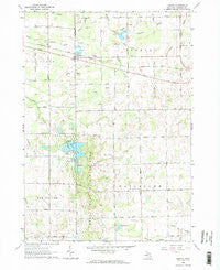 Juniata Michigan Historical topographic map, 1:24000 scale, 7.5 X 7.5 Minute, Year 1963