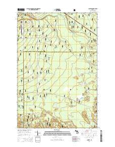 Juniper Michigan Historical topographic map, 1:24000 scale, 7.5 X 7.5 Minute, Year 2014