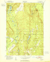 K P Lake Michigan Historical topographic map, 1:24000 scale, 7.5 X 7.5 Minute, Year 1951