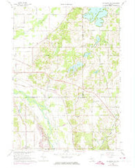 Kalamazoo NE Michigan Historical topographic map, 1:24000 scale, 7.5 X 7.5 Minute, Year 1967