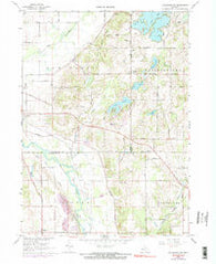 Kalamazoo NE Michigan Historical topographic map, 1:24000 scale, 7.5 X 7.5 Minute, Year 1967