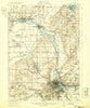 Kalamazoo Michigan Historical topographic map, 1:62500 scale, 15 X 15 Minute, Year 1918