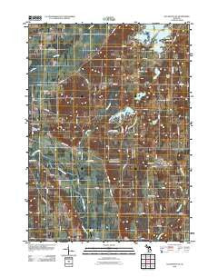 Kalamazoo NE Michigan Historical topographic map, 1:24000 scale, 7.5 X 7.5 Minute, Year 2011