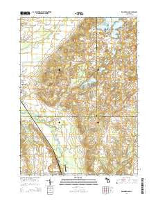 Kalamazoo NE Michigan Historical topographic map, 1:24000 scale, 7.5 X 7.5 Minute, Year 2014