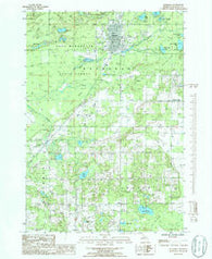 Kalkaska Michigan Historical topographic map, 1:24000 scale, 7.5 X 7.5 Minute, Year 1985