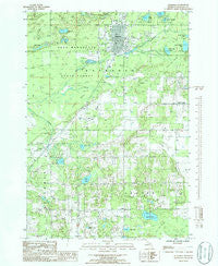 Kalkaska Michigan Historical topographic map, 1:24000 scale, 7.5 X 7.5 Minute, Year 1985