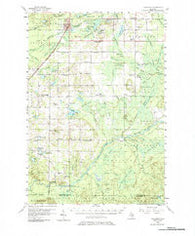 Kalkaska Michigan Historical topographic map, 1:62500 scale, 15 X 15 Minute, Year 1956