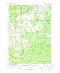 Kalkaska Michigan Historical topographic map, 1:62500 scale, 15 X 15 Minute, Year 1956