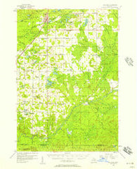 Kalkaska Michigan Historical topographic map, 1:62500 scale, 15 X 15 Minute, Year 1956