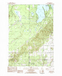 Karlin Michigan Historical topographic map, 1:25000 scale, 7.5 X 7.5 Minute, Year 1983