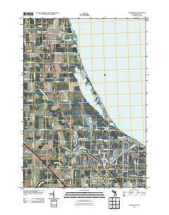 Kawkawlin Michigan Historical topographic map, 1:24000 scale, 7.5 X 7.5 Minute, Year 2011