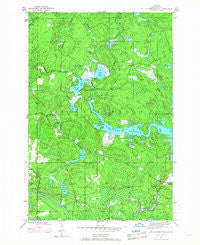 Kelso Junction Michigan Historical topographic map, 1:24000 scale, 7.5 X 7.5 Minute, Year 1945