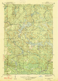 Kelso Junction Michigan Historical topographic map, 1:24000 scale, 7.5 X 7.5 Minute, Year 1947