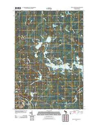 Kelso Junction Michigan Historical topographic map, 1:24000 scale, 7.5 X 7.5 Minute, Year 2011