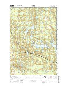 Kelso Junction Michigan Historical topographic map, 1:24000 scale, 7.5 X 7.5 Minute, Year 2014