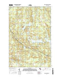 Kelso Junction Michigan Current topographic map, 1:24000 scale, 7.5 X 7.5 Minute, Year 2017