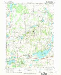 Kent Lake Michigan Historical topographic map, 1:24000 scale, 7.5 X 7.5 Minute, Year 1968