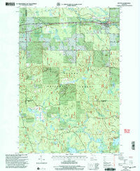 Kenton Michigan Historical topographic map, 1:24000 scale, 7.5 X 7.5 Minute, Year 1999