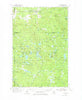 Kenton Michigan Historical topographic map, 1:62500 scale, 15 X 15 Minute, Year 1954