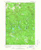 Kenton Michigan Historical topographic map, 1:62500 scale, 15 X 15 Minute, Year 1954
