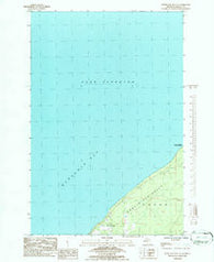 Keweenaw Bay NE Michigan Historical topographic map, 1:24000 scale, 7.5 X 7.5 Minute, Year 1984