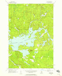 Kiernan Michigan Historical topographic map, 1:24000 scale, 7.5 X 7.5 Minute, Year 1956