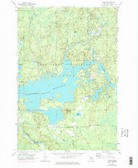 Kiernan Michigan Historical topographic map, 1:24000 scale, 7.5 X 7.5 Minute, Year 1956